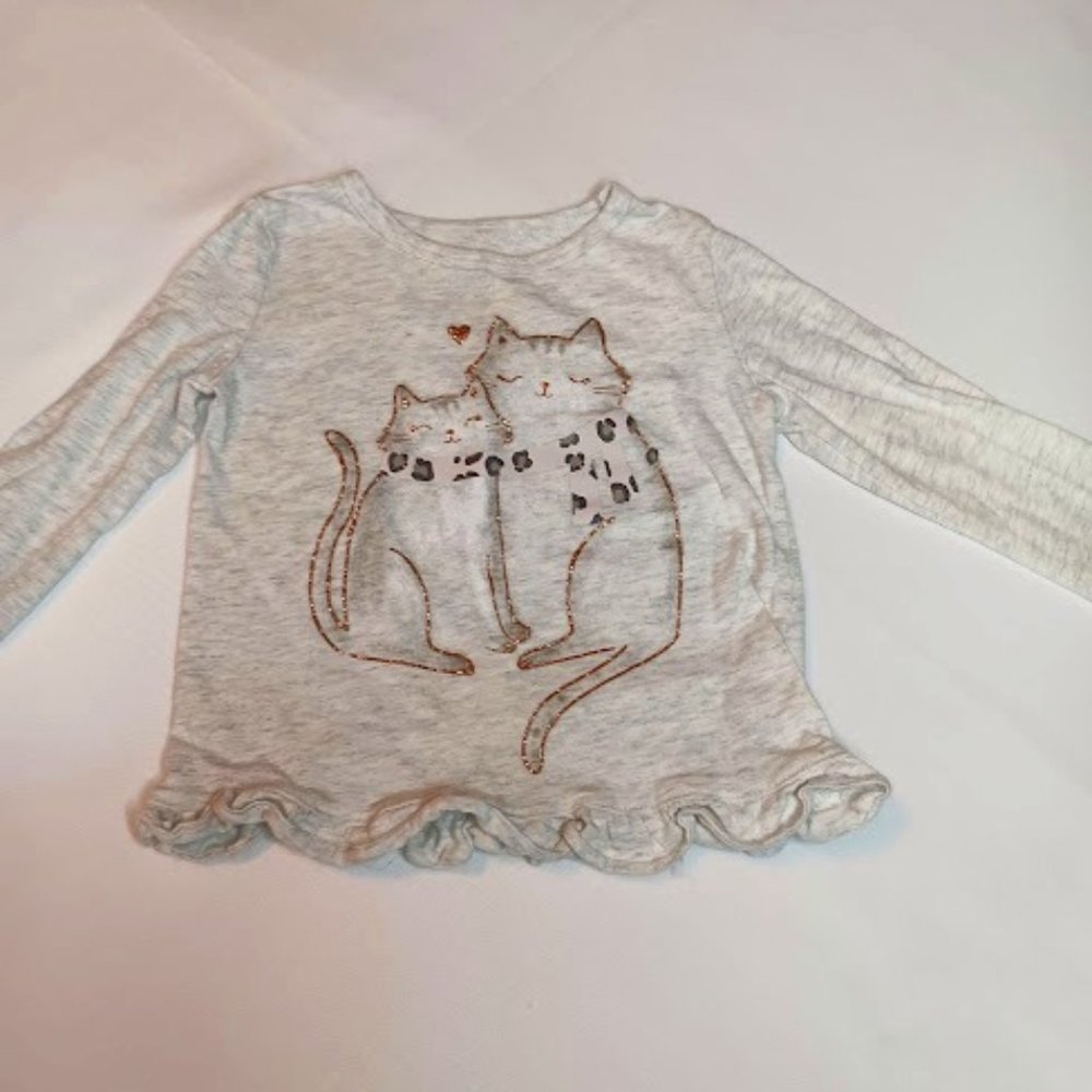 Carters Baby Shirt w/ Long Sleeves, 18M